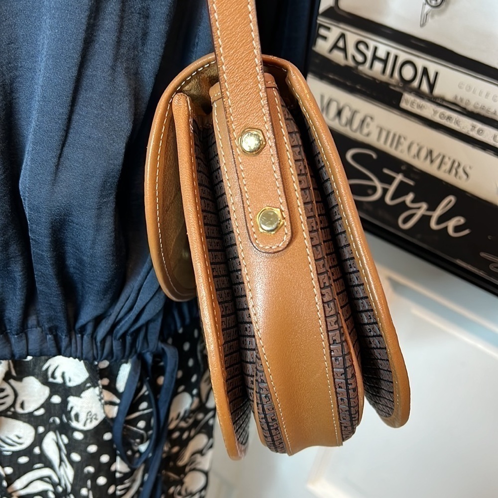 Vintage Ted Lapidus Leather Cross Bag - Picture 4 of 14